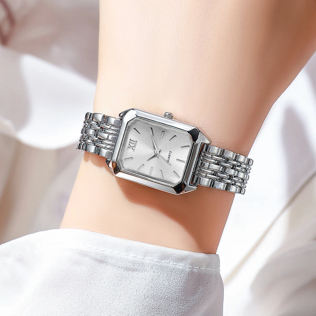 Elegant Dames Horloge - Rechthoekig Design
