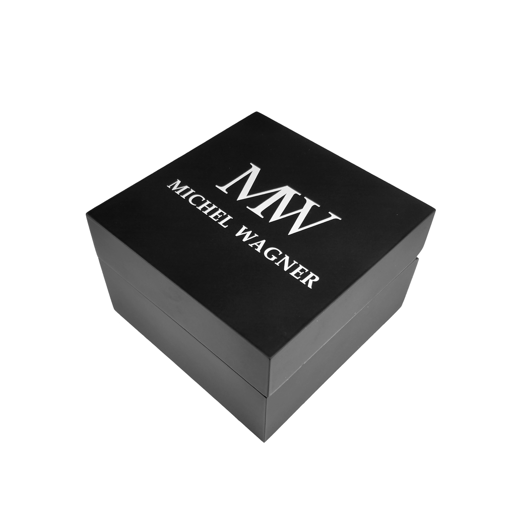 Michel Wagner Horloge - Zilverkleurig Parelmoer-Look - MW04M